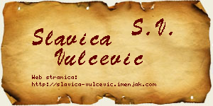 Slavica Vulčević vizit kartica